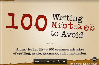 100 Writing Mistakes To Avoid. English Grammar