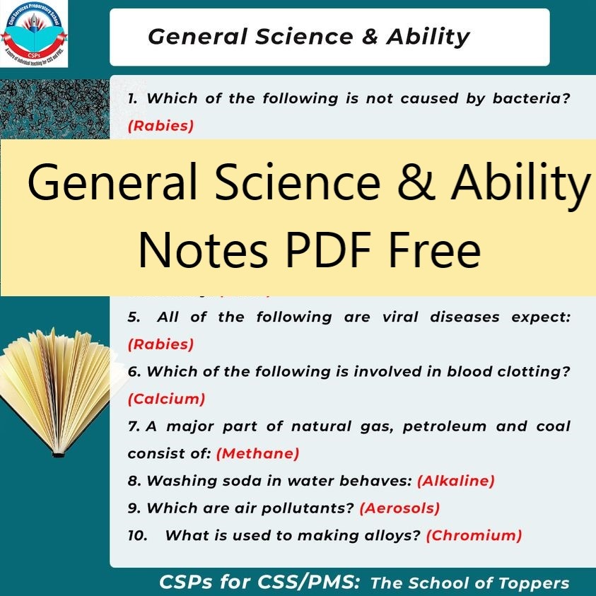 General Science and Ability book pdf
