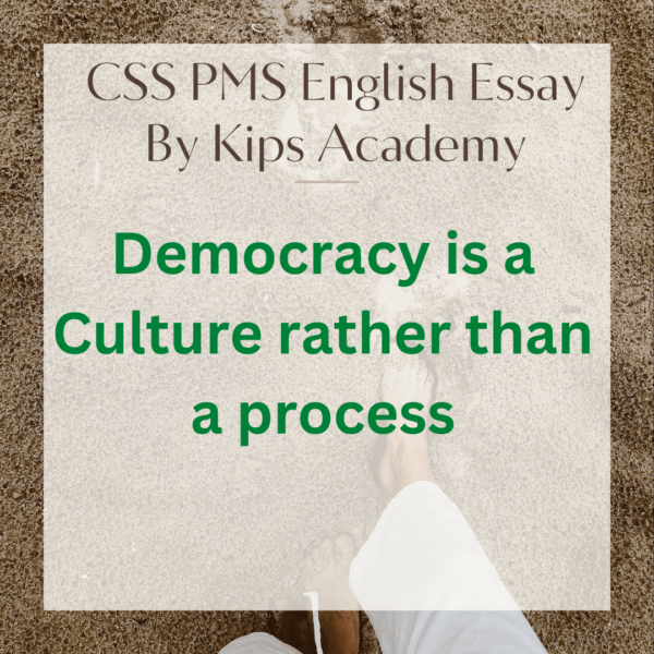 essay on democracy css