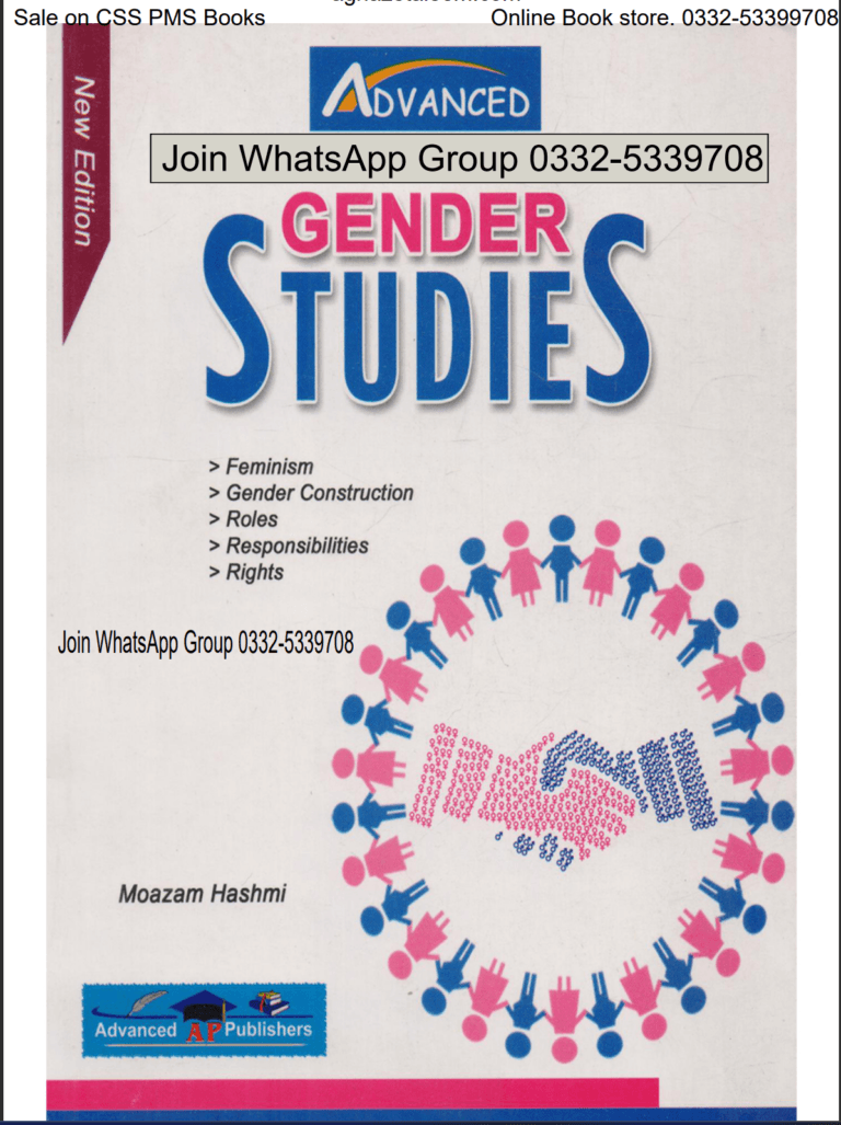 Gender Studies By Advance Publisher PDF Download