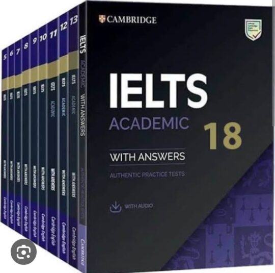 IELTS academic books 1-18 latest Edition 2024