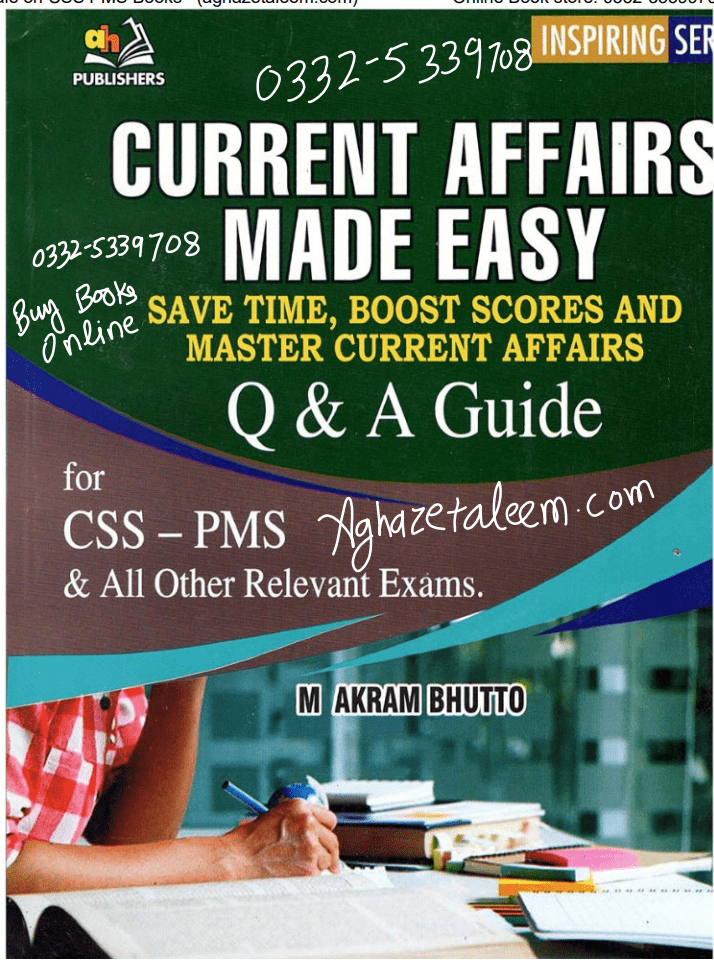 Current Affairs made easy by akram bhutto pdf